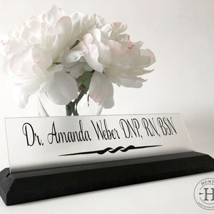 Desk Name Plate, Office Name Plate, Teacher Name Plate, personalized name plaque