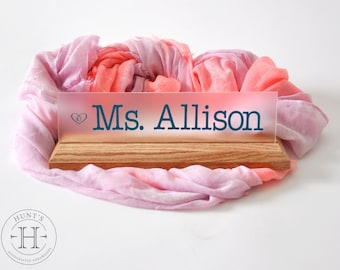 Unique Office Decor Office Name Badge Desk name plate for office assistant principal nameplate office desk nameplate