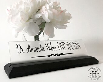 Desk Name Plate, Office Name Plate, Teacher Name Plate, personalized name plaque