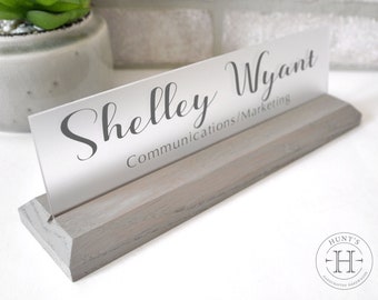 Desk Name Plate Etsy