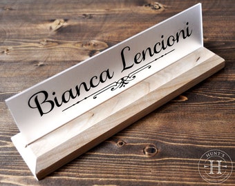 Desk Name Plates Etsy
