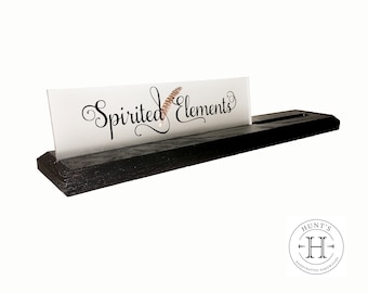 desk name plate with