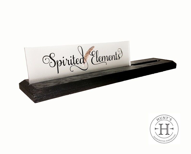 Personalized Name Plate Card Holder Custom Desk Name Plate Etsy