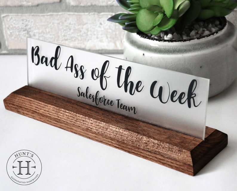 Funny Office Sign Office Name Plate Funny Office Quote Etsy