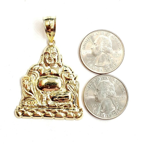 10k gold buddha sale pendant