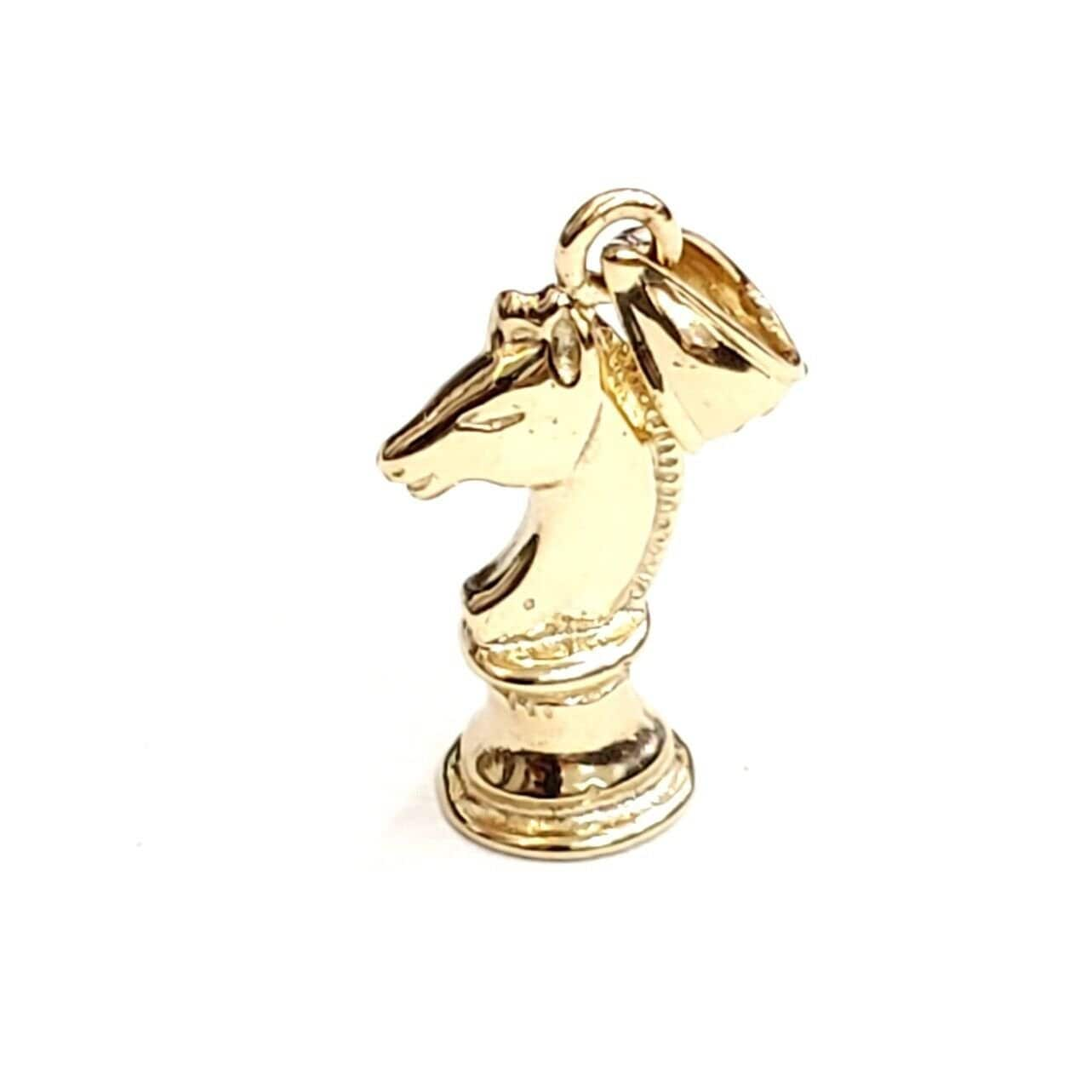 Knight Chess Piece 24K Gold