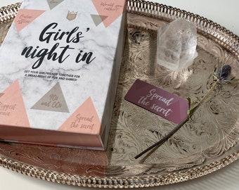 Silver Plated Tray - Made in England - Girls Night in