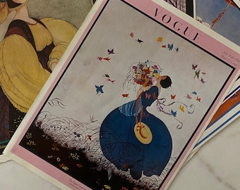 Vintage Vogue Fashion Poster | 1913-1925 Art Decor (11x14)