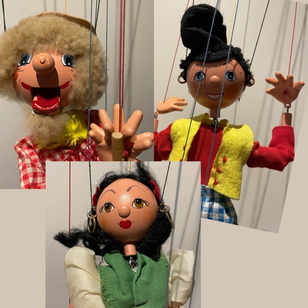 Pelhum Puppets Set of 3 | Marionettes and Theatre Lover |