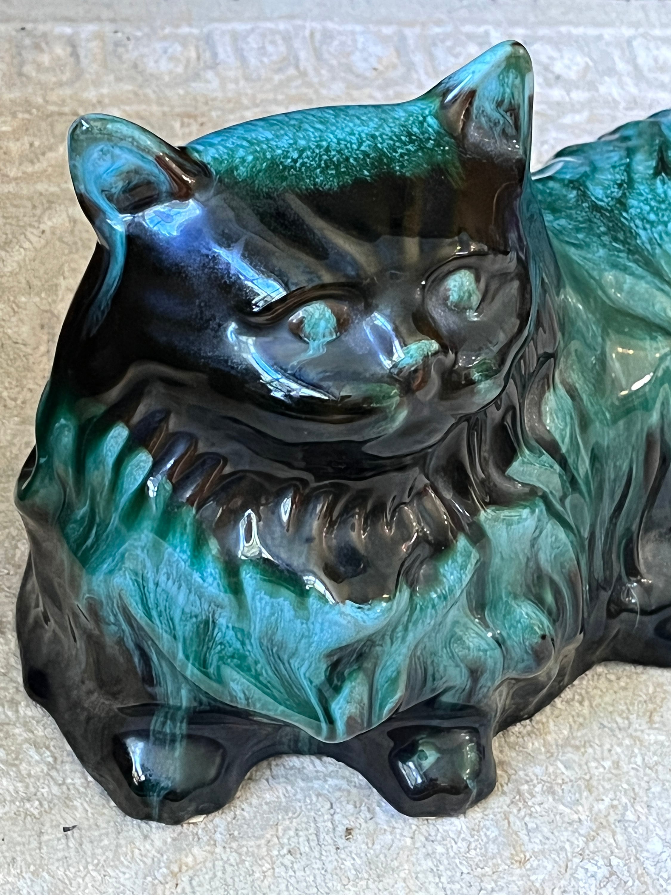 Life Size Blue Mountain Pottery Cat | Extra Large - Etsy