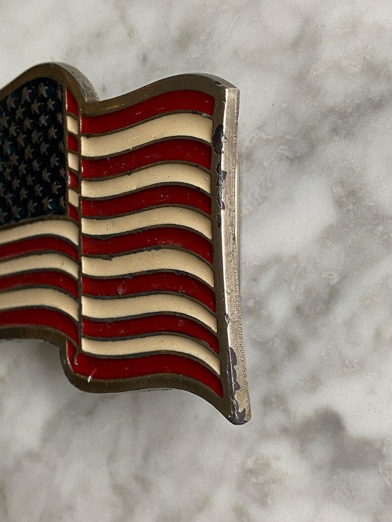 American Flag Belt Buckle