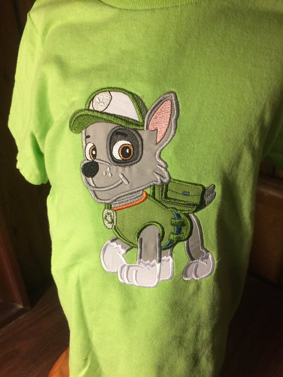 Paw Patrol Rocky Shirt | Etsy Singapore