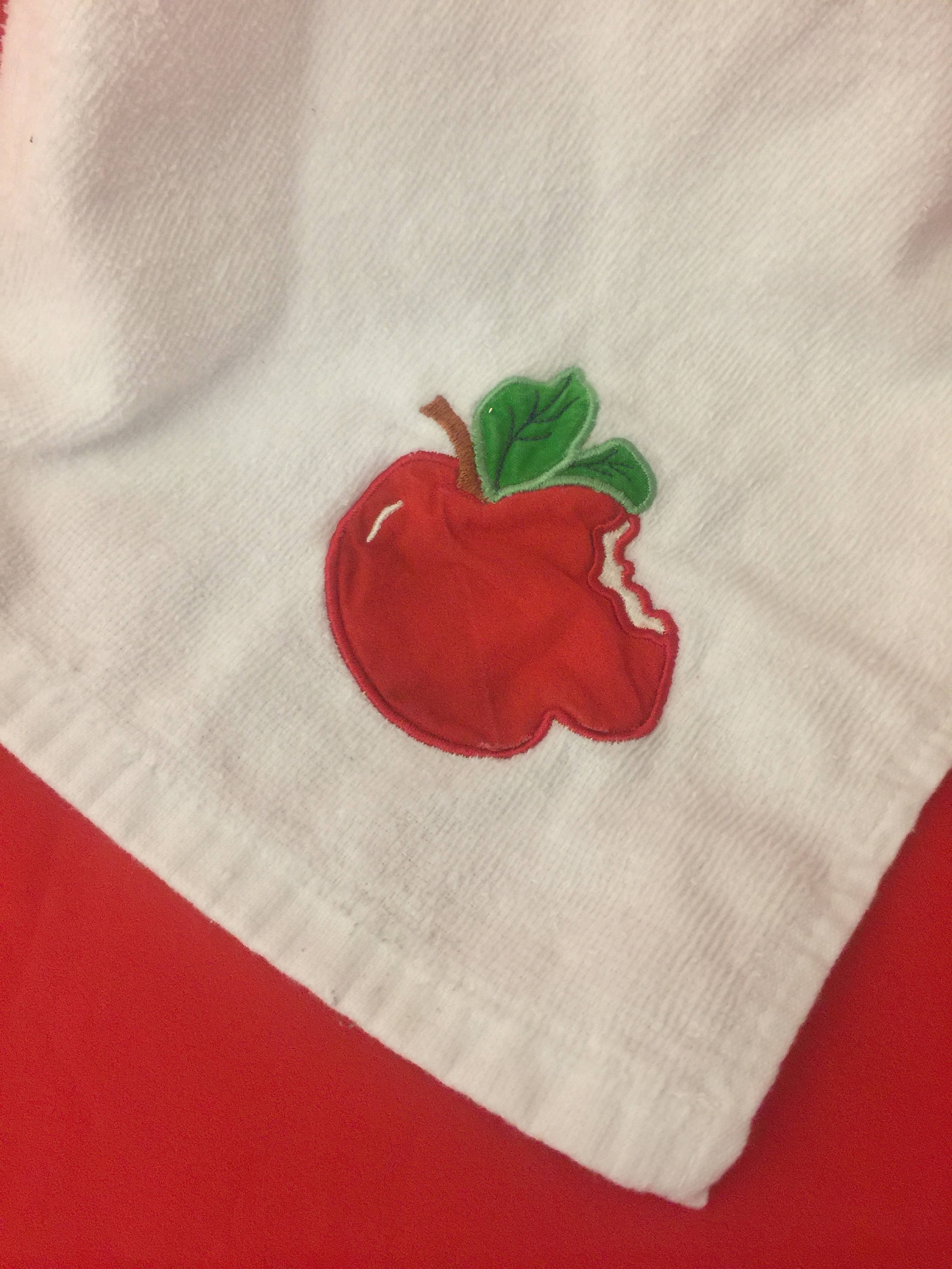 Apple Kitchen Towel Etsy
