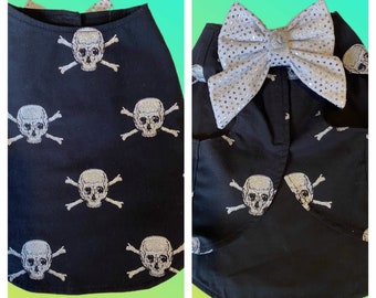 Skull & Crossbones Dog Vest