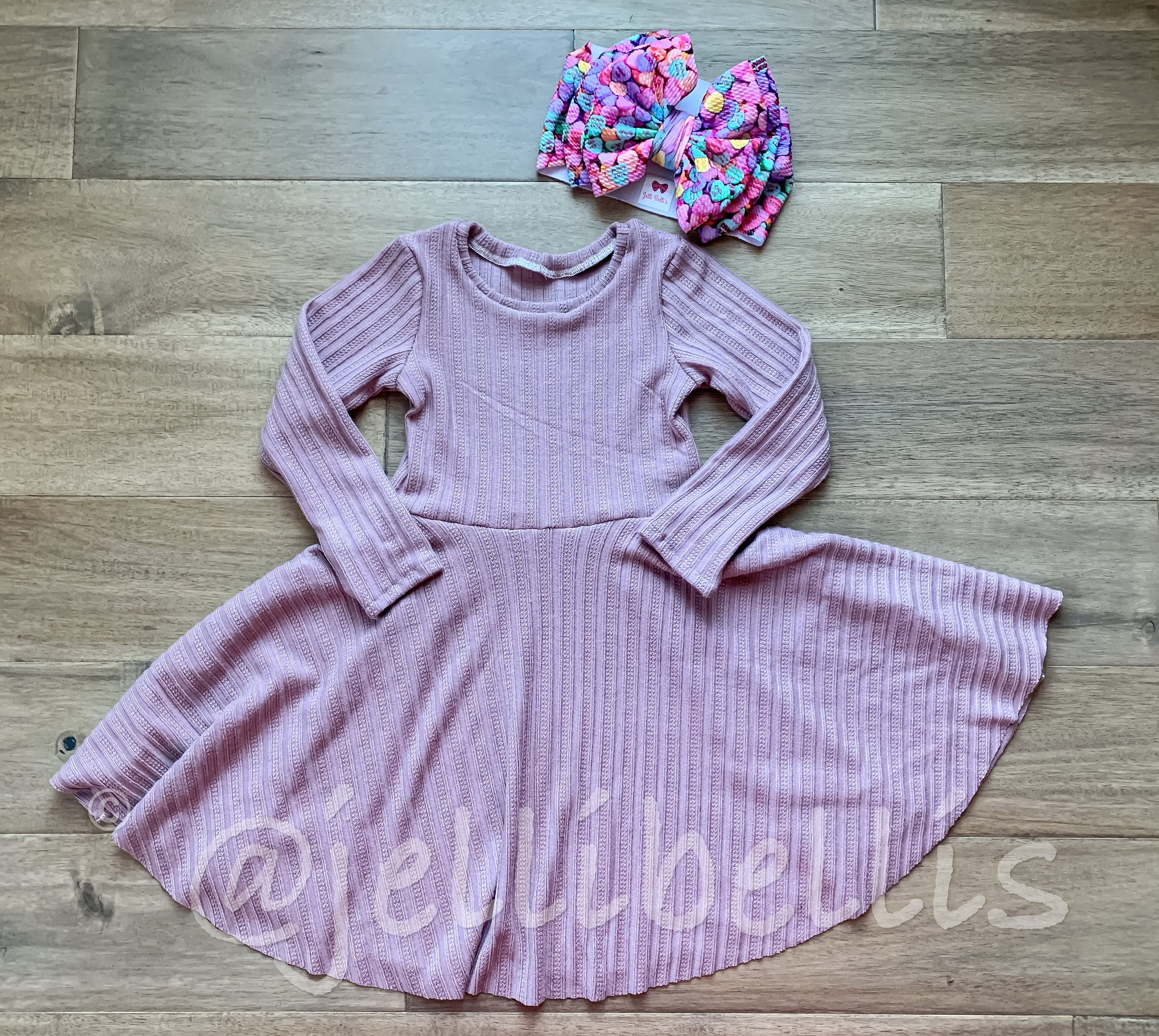 Periwinkle Sweater Knit Bummies Dress 