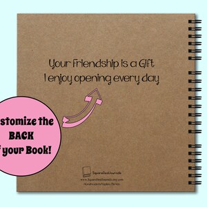 Custom Quote on the BACK of our Hardcover Journals and Books!