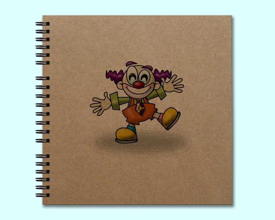 Clown Art - Hardcover Book, Square Journal, Unique Journal ...