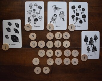 Alphabet Coins Etsy