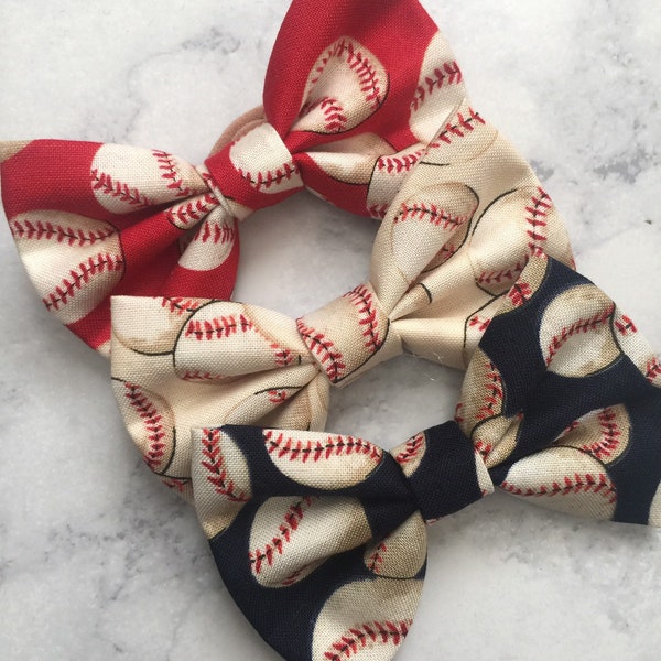 Baseball Bow Tie Etsy