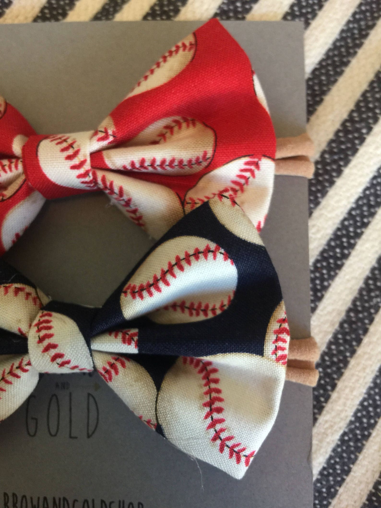 Baseball bow / baby headband / baby hair bow / infant headband Etsy