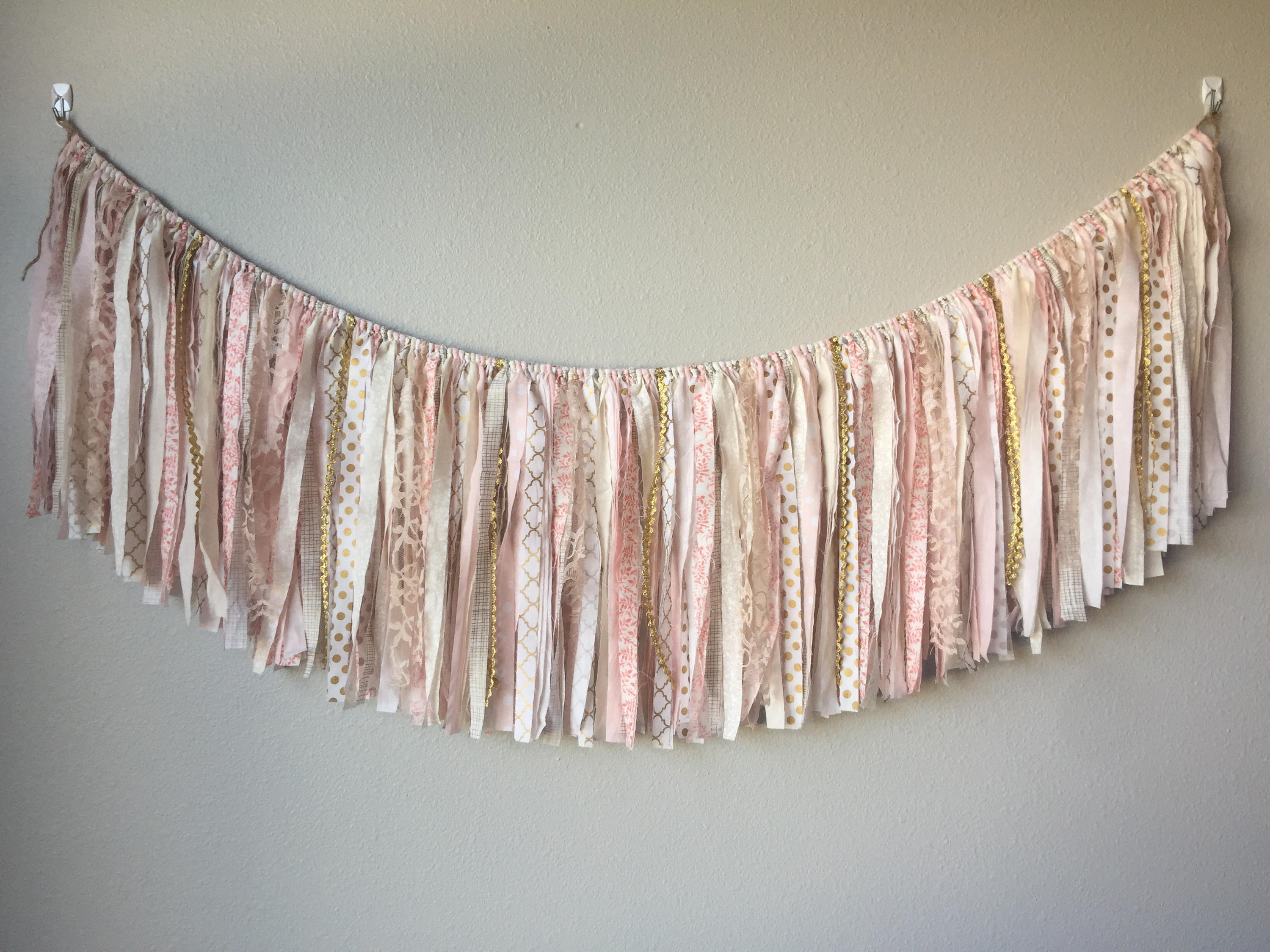 Custom fabric garland / nursery garland / custom fabric banner Etsy