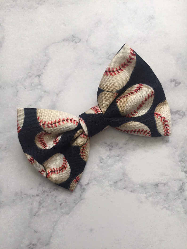 Baseball bow / baby headband / baby hair bow / infant headband Etsy