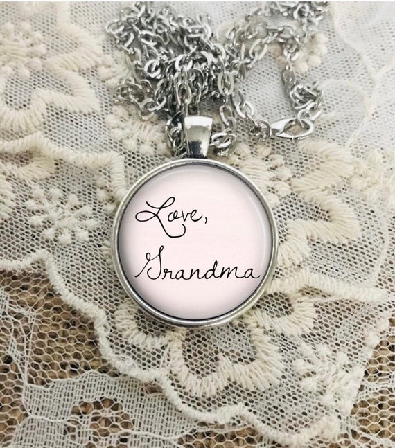 Handwriting Necklace Pendant with Someones Handwriting Actual Handwriting Jewelry Personalized Signature Pendant Memorial Gift Etsy