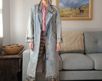 ladies denim dusters