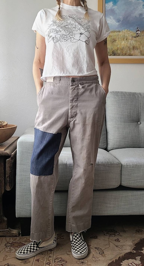 50's Work Wear Pants 30.5W X 27L