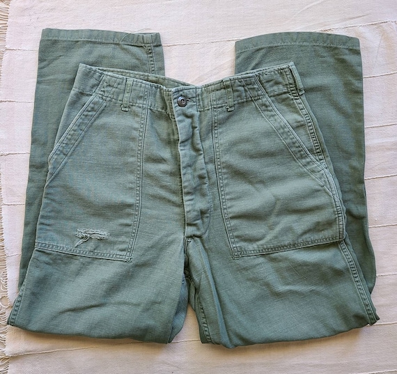 1974 Army OG-107 Cotton Trouser 31W X 28L