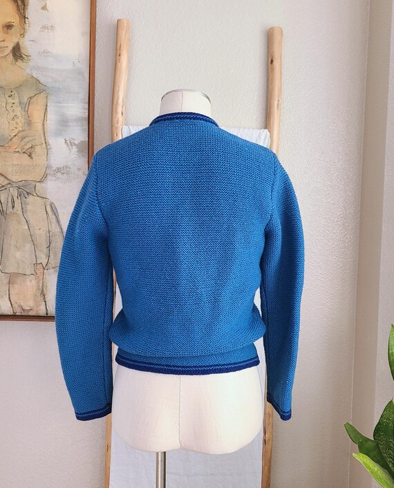 1960's Wool Zip up Cardigan - Etsy