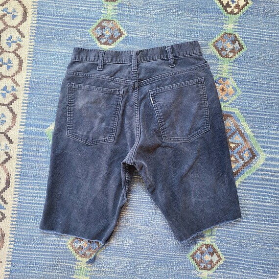 29W 70's Levi's Corduroy Cut Offs - image 2