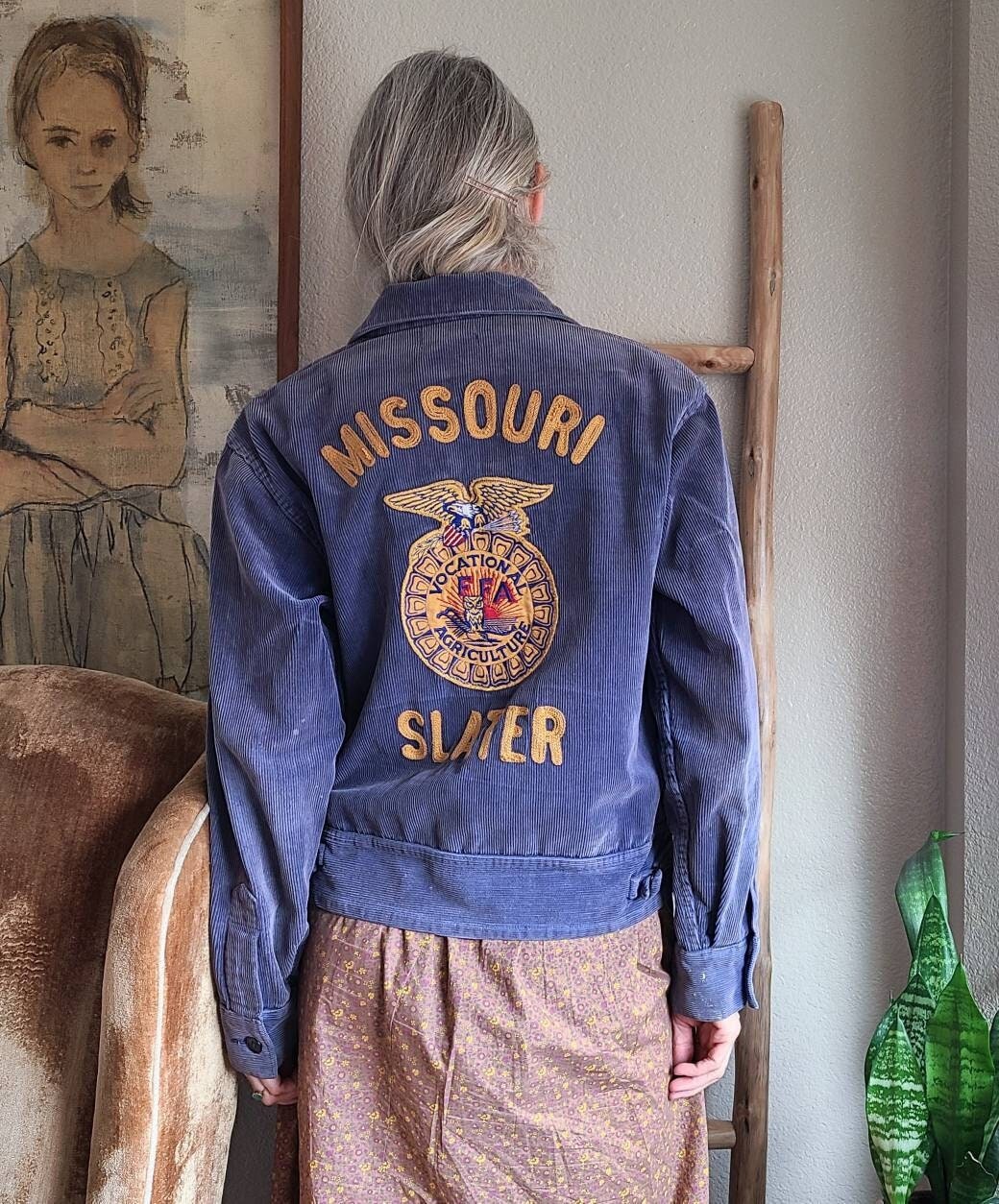 Vintage Ffa Jacket - Etsy 直販オンライン Vintage FFA 42 size 80s Jacket その他