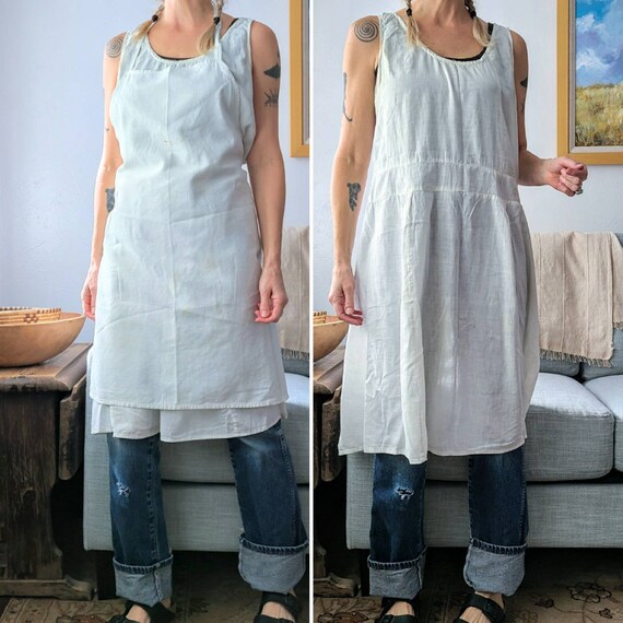 1930's Era Slip & Apron Set