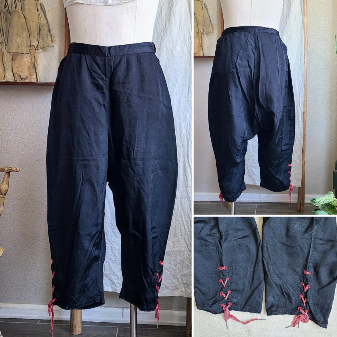 Women Vintage Tie-dye Loose Bloomers