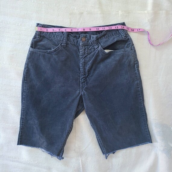 29W 70's Levi's Corduroy Cut Offs - image 8