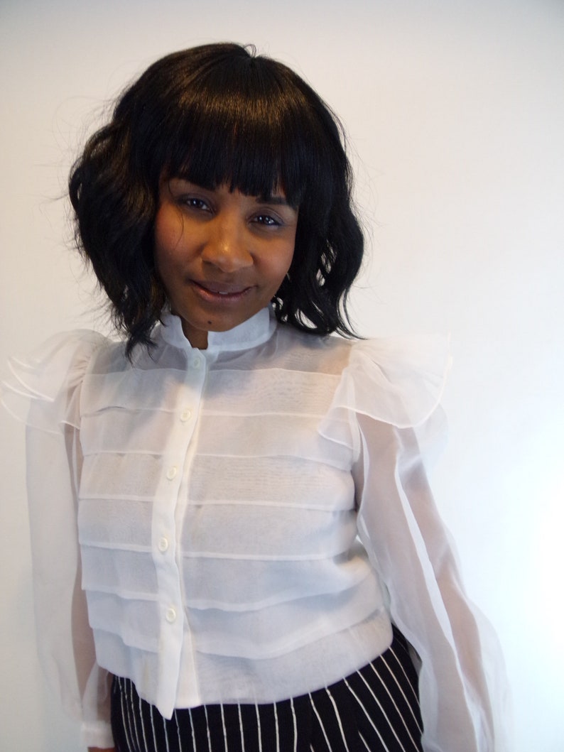 Vintage sheer blouse