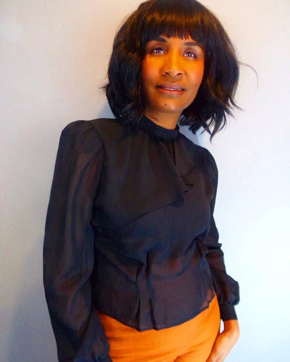Vintage sheer blouse