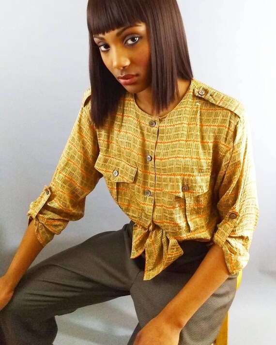 Vintage silk blouse