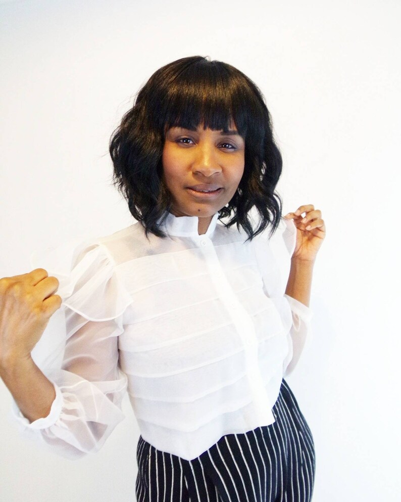 Vintage sheer blouse