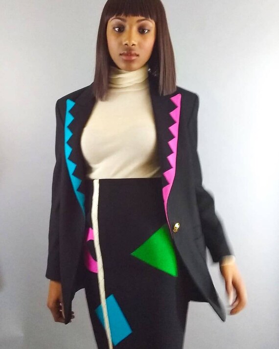 Vintage designer Louis Feraud suit