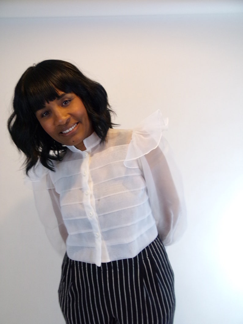 Vintage sheer blouse