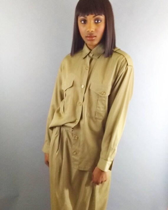 Vintage Safari skirt set