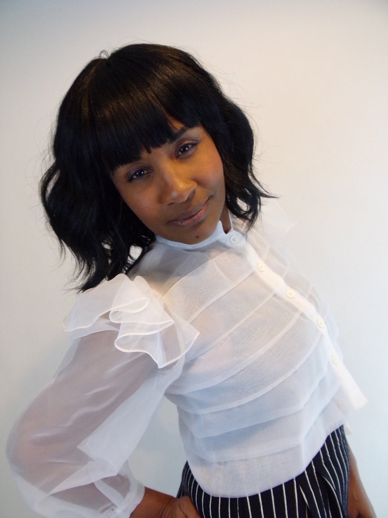 Vintage sheer blouse