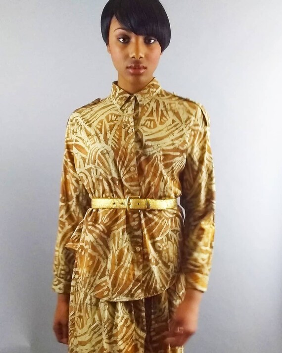 Vintage Safari skirt set