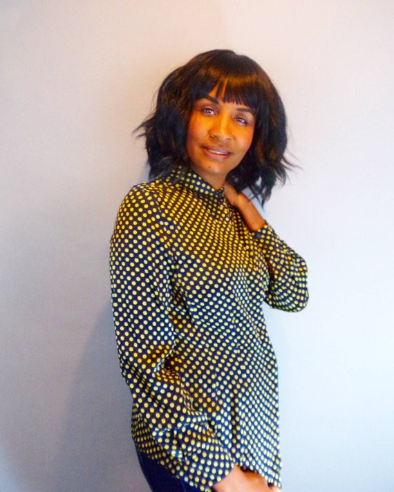 Vintage Laurel by Escada silk polka dot