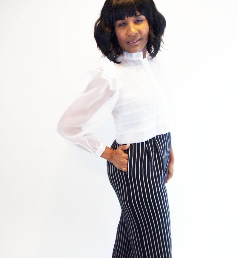Vintage sheer blouse