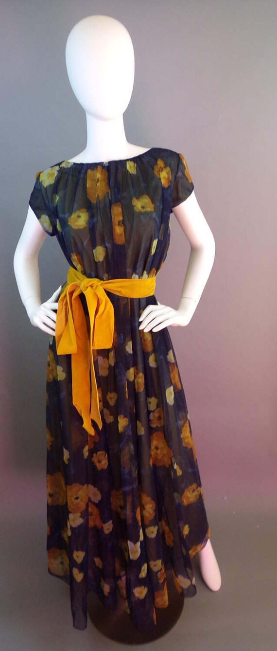 Sale Vintage 1950s Lucie Ann Beverly Hills nightgo