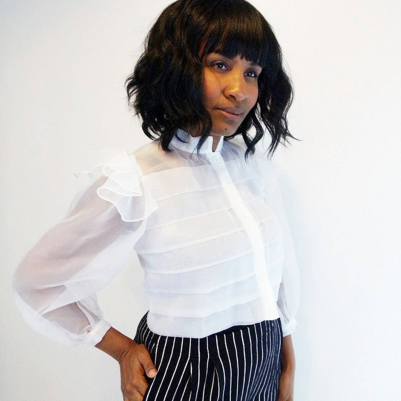 Vintage sheer blouse