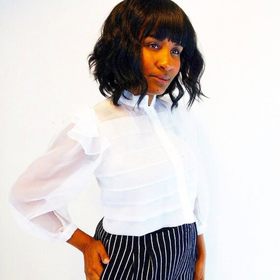 Vintage sheer blouse